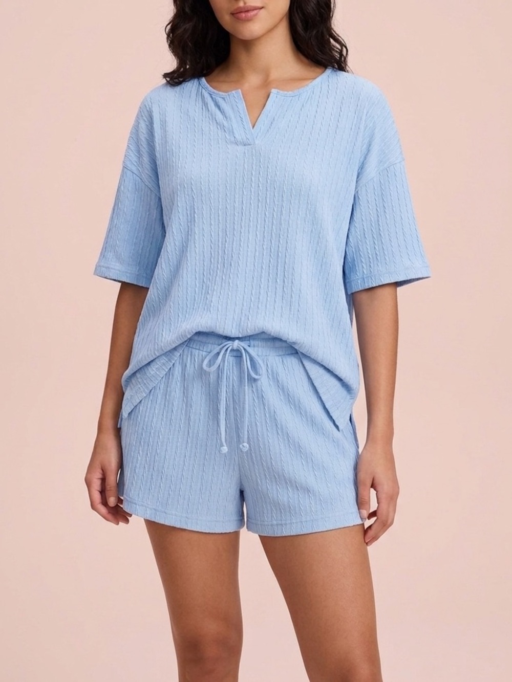 NWT Baby Blue Pajama Short Set